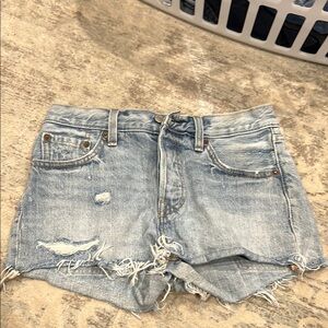 Distressed Denim Women's Shorts
